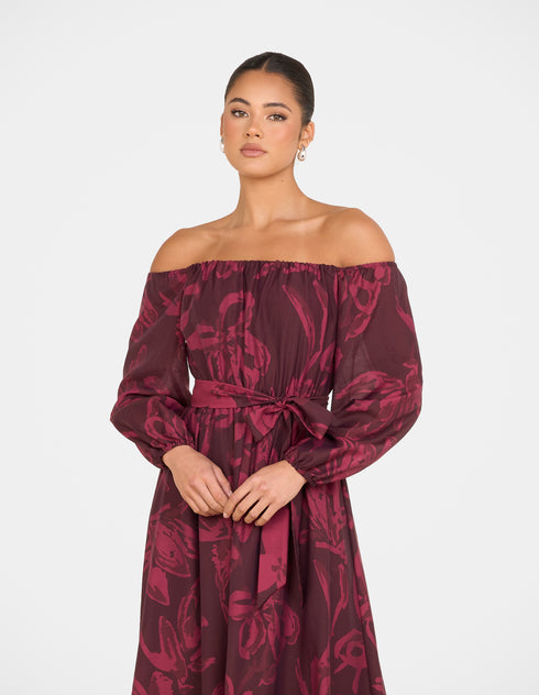 Skylar Off Shoulder Maxi Dress